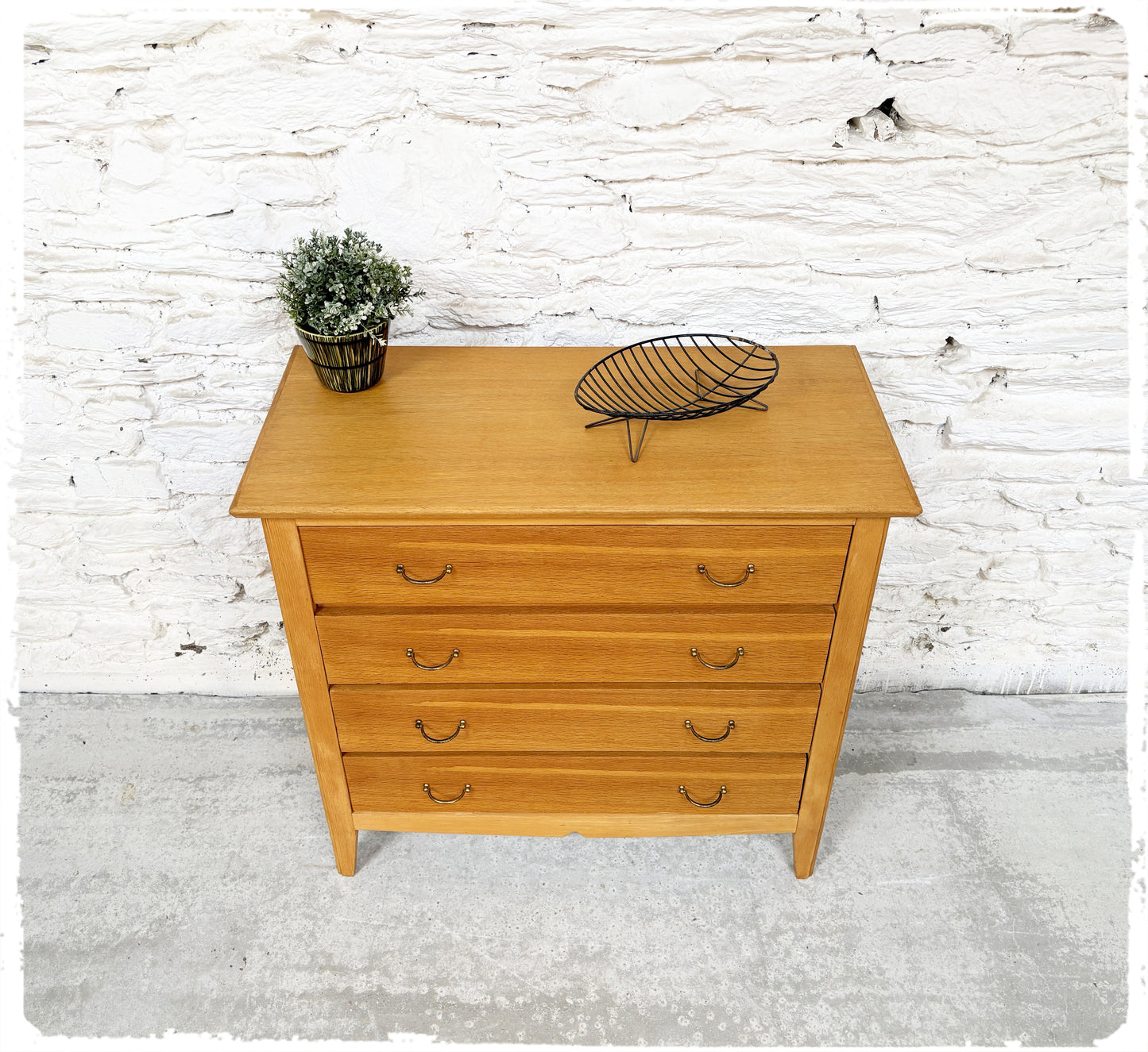Commode Vintage Chêne Doré