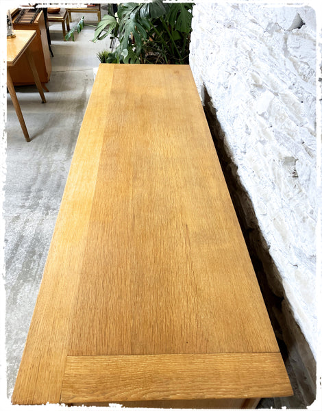 Buffet 50s Enfilade Vintage Pieds Compas Bois Doré