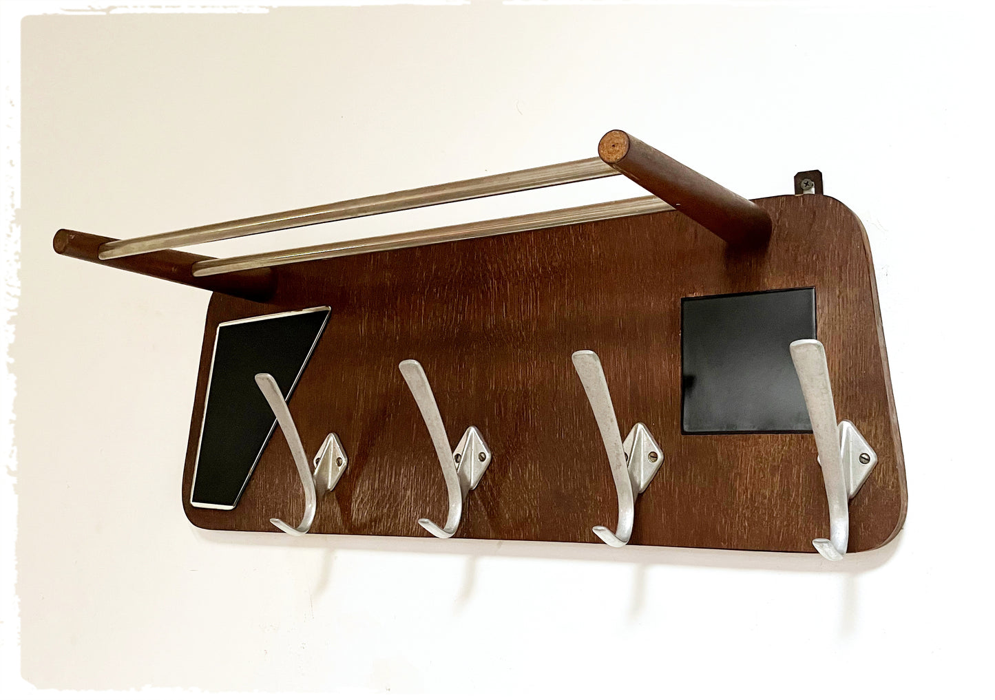Porte Manteaux Vestiaire Mural Vintage Moderniste