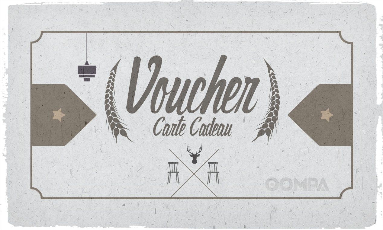 Cartes Cadeaux OOMPA de 20 à 250€