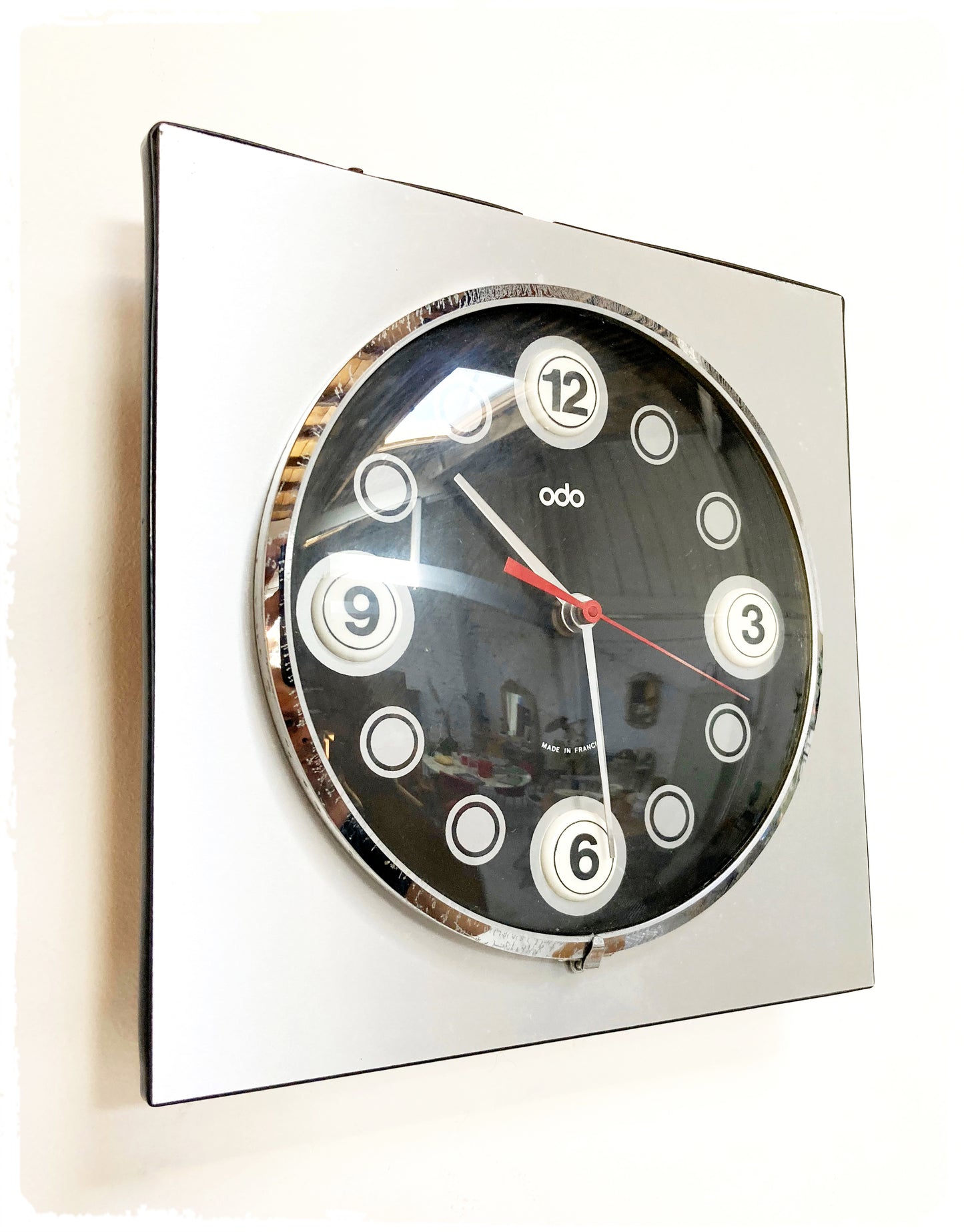 Horloge Pendule Murale Vintage ODO