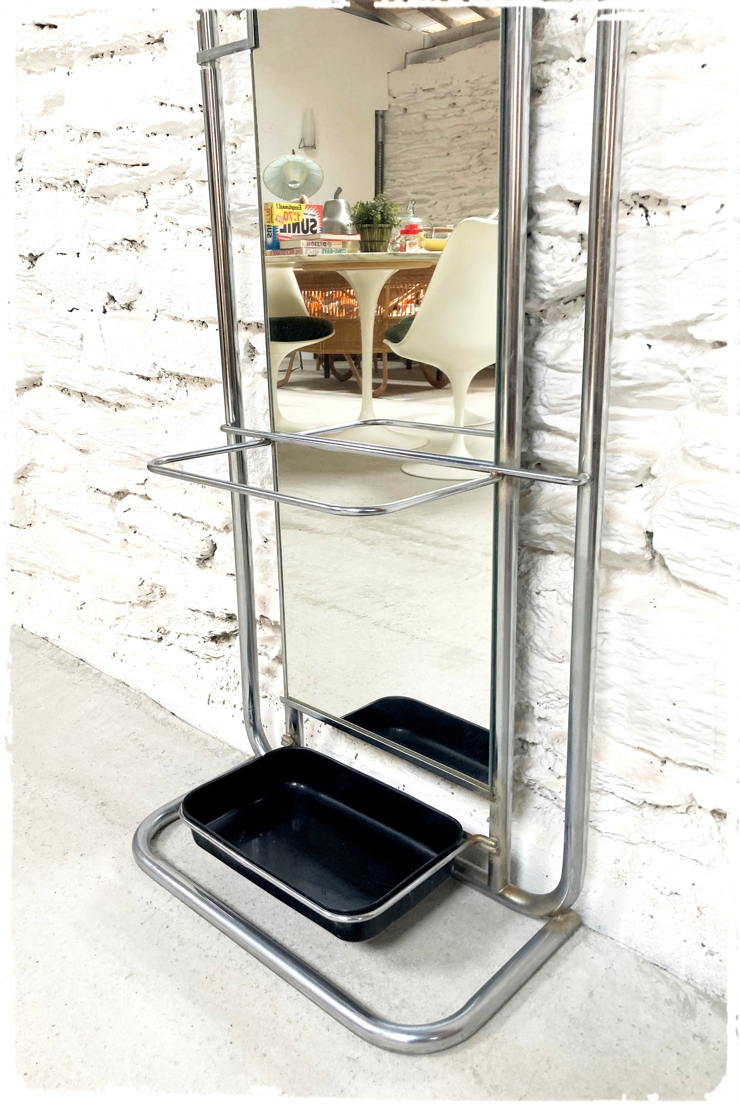 Vestiaire Grand Porte Manteaux Mural Vintage Style Bauhaus