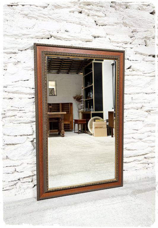 Ancien Grand Miroir Biseauté