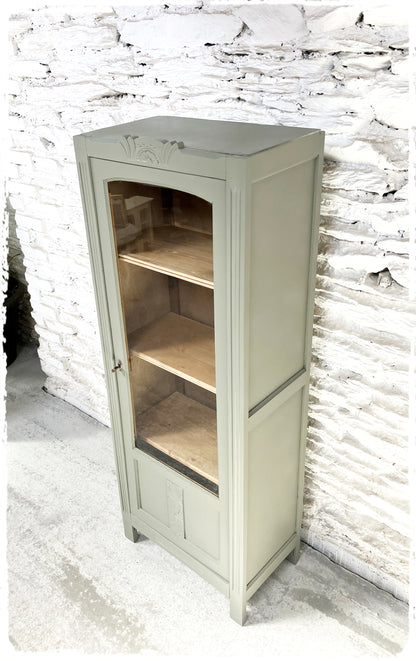 Bonnetière Vitrine Vaisselier Vintage Années 50 Revisitée