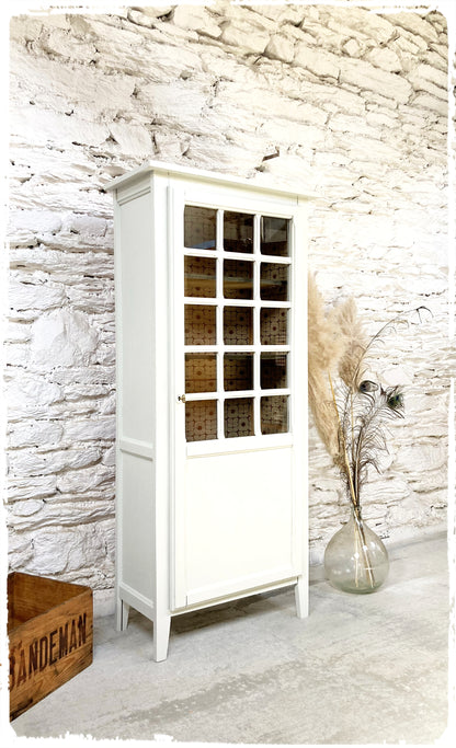 Armoire Vitrine Vaisselier Vintage Années 50 Revisitée