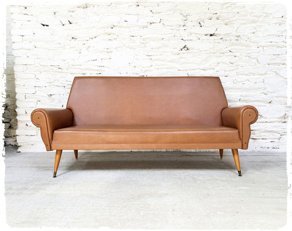Banquette Canapé 3 Places Vintage Pieds Compas