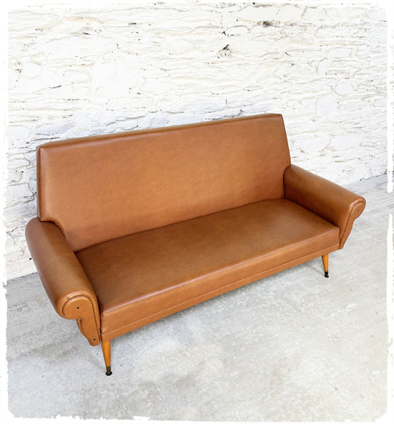 Banquette Canapé 3 Places Vintage Pieds Compas