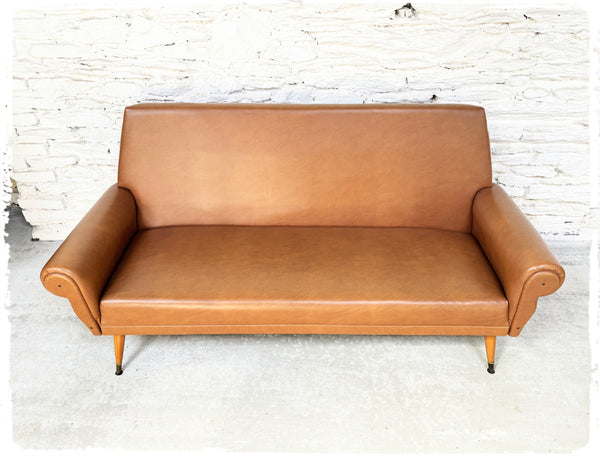 Banquette Canapé 3 Places Vintage Pieds Compas