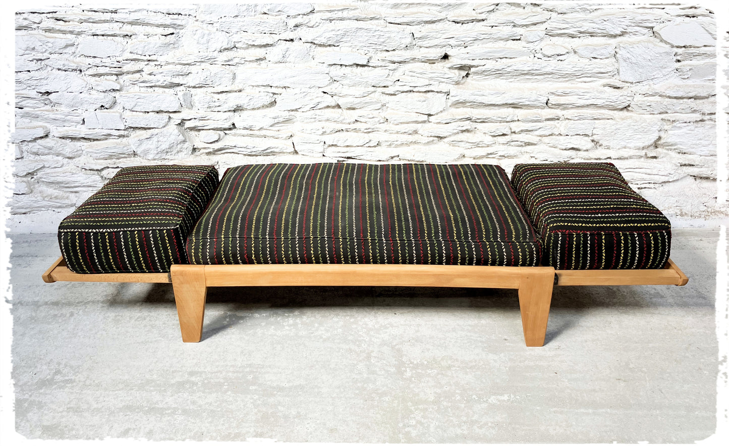 Banquette Daybed Vintage Pieds Compas