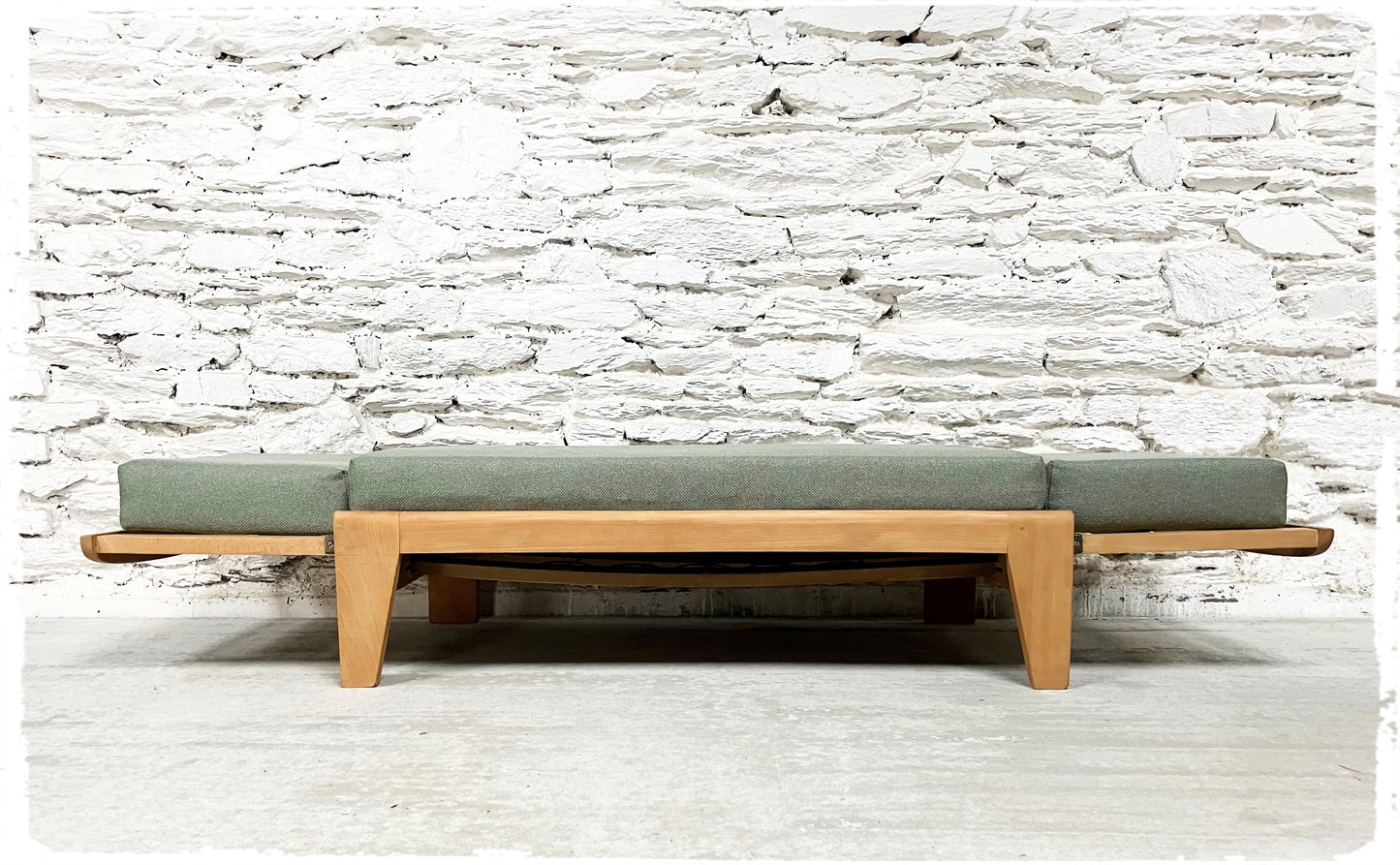 Banquette Daybed Vintage Pieds Compas