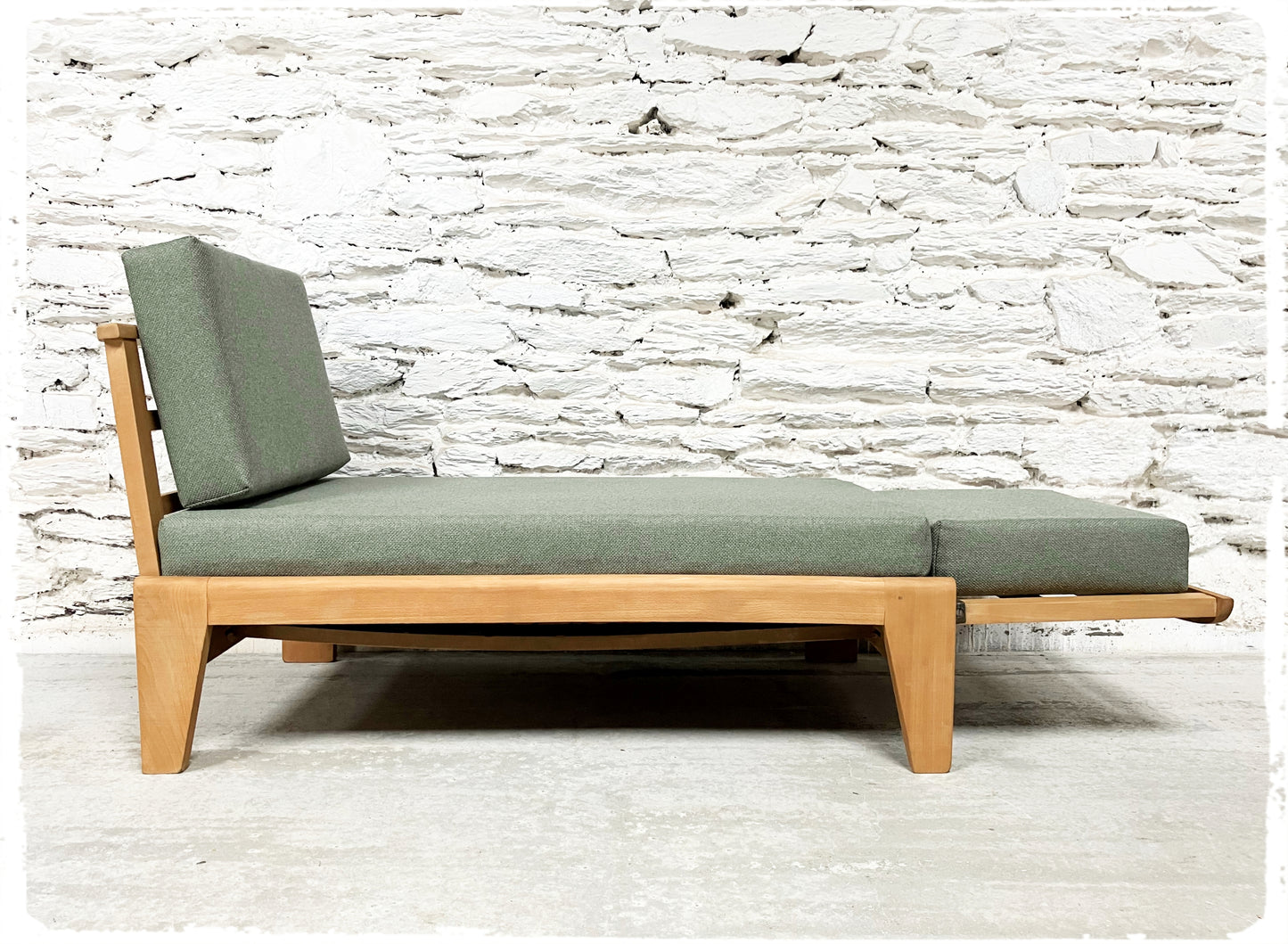 Banquette Daybed Vintage Pieds Compas