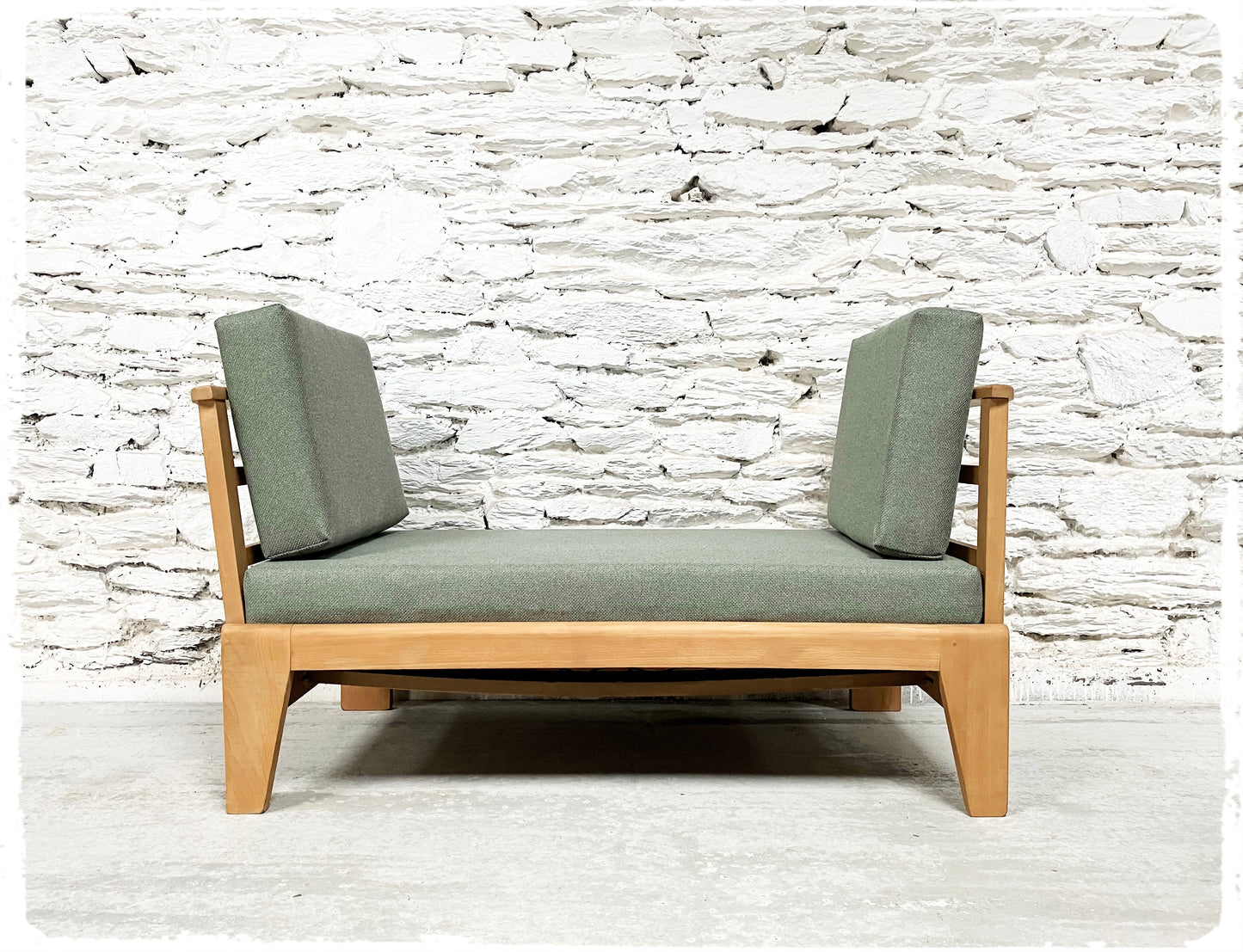 Banquette Daybed Vintage Pieds Compas