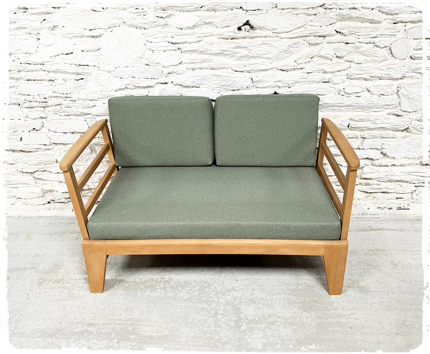 Banquette Daybed Vintage Pieds Compas