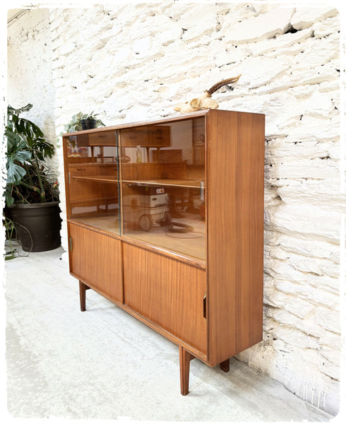 Bibliothèque Bibus Vitrine Vintage Beaver & Tapley en Afromosia