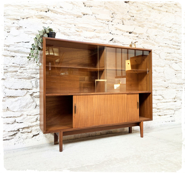Bibliothèque Bibus Vitrine Vintage Beaver & Tapley en Afromosia