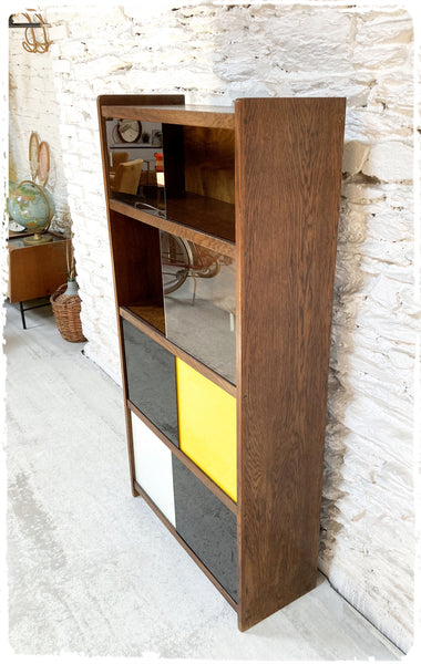 Bibliothèque Bibus Vitrine Vintage