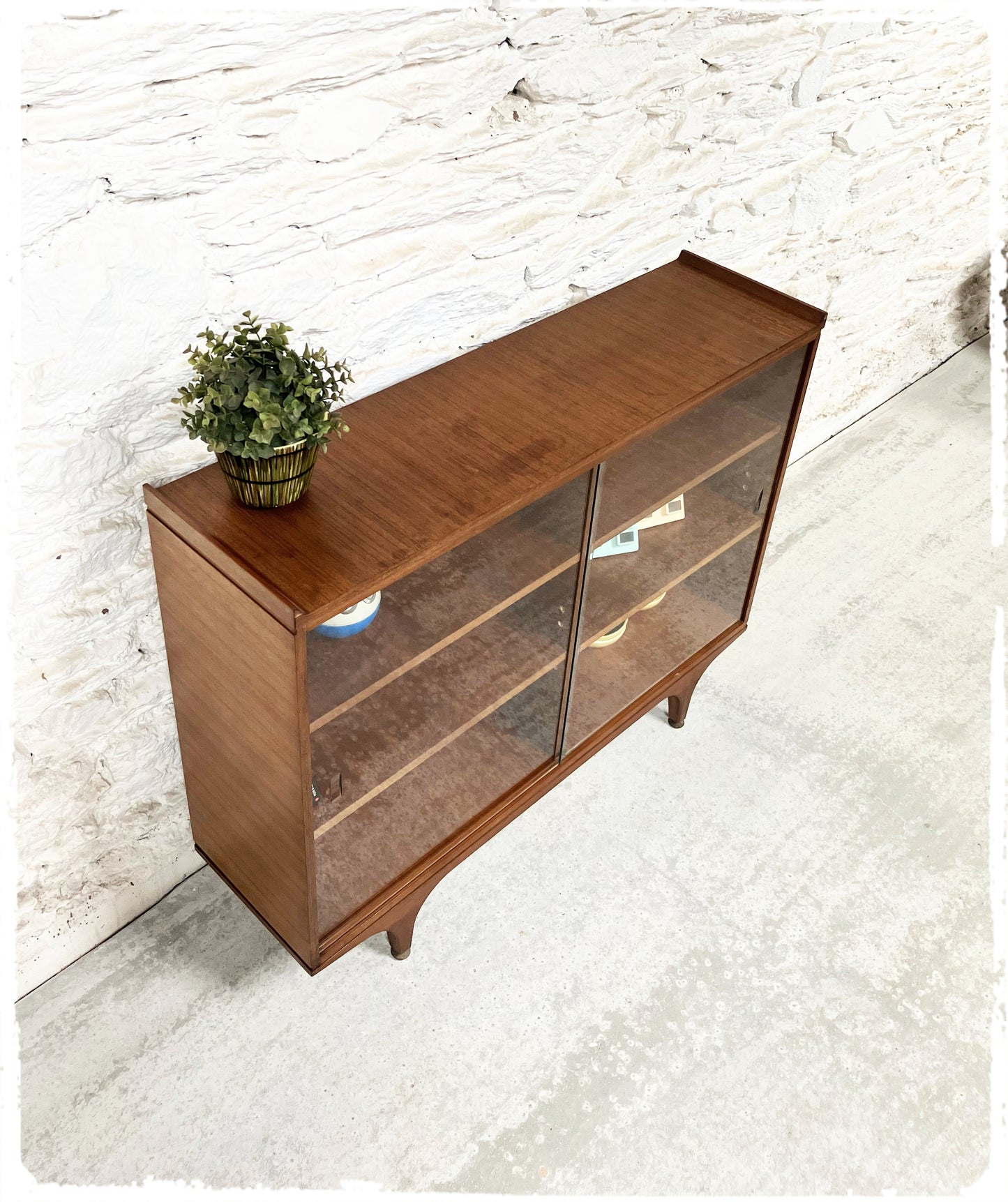 Bibliothèque Bibus Vitrine Vintage Style Scandinave