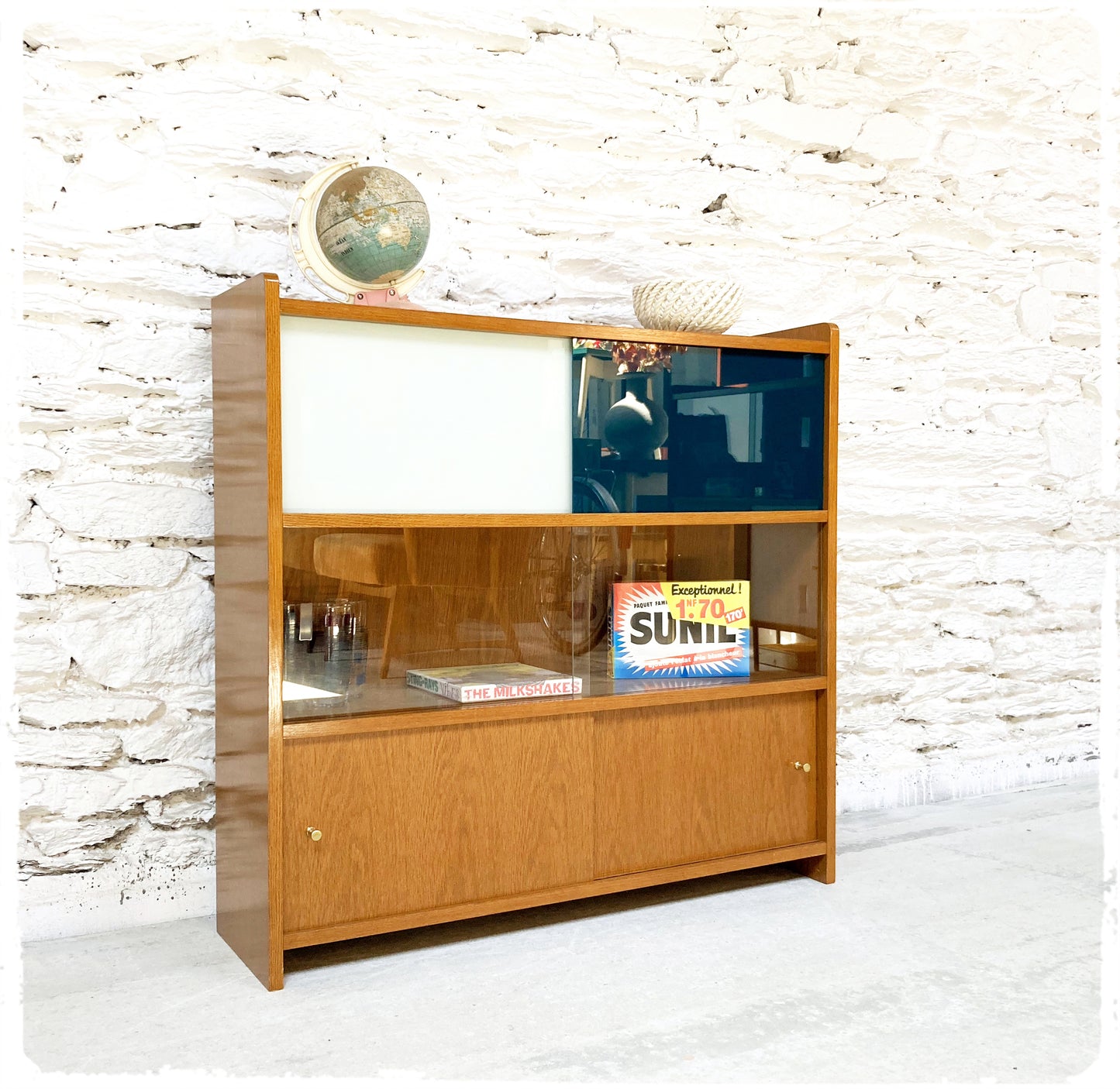 Petite Bibliothèque Vitrine Bibus Vintage