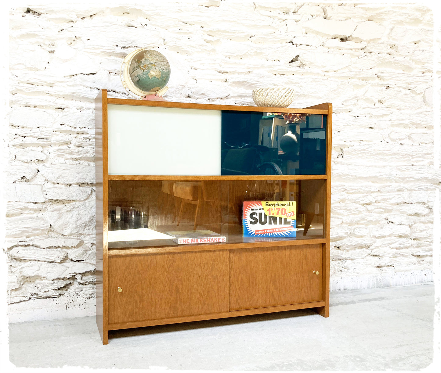 Petite Bibliothèque Vitrine Bibus Vintage