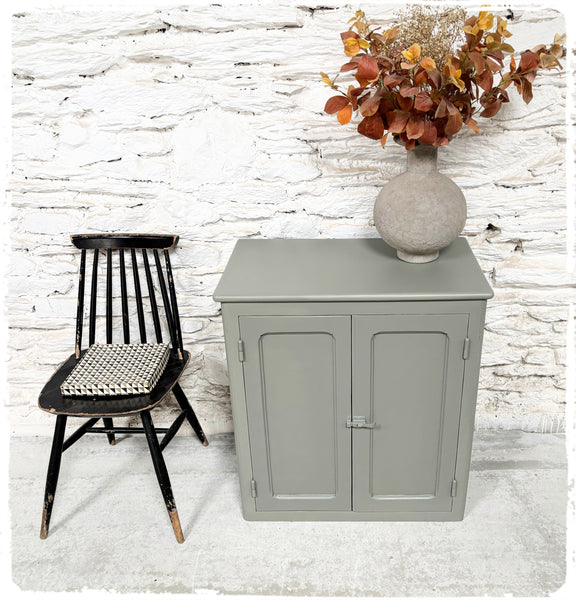 Petit Buffet Style Parisien Confiturier Vintage Gris Vert