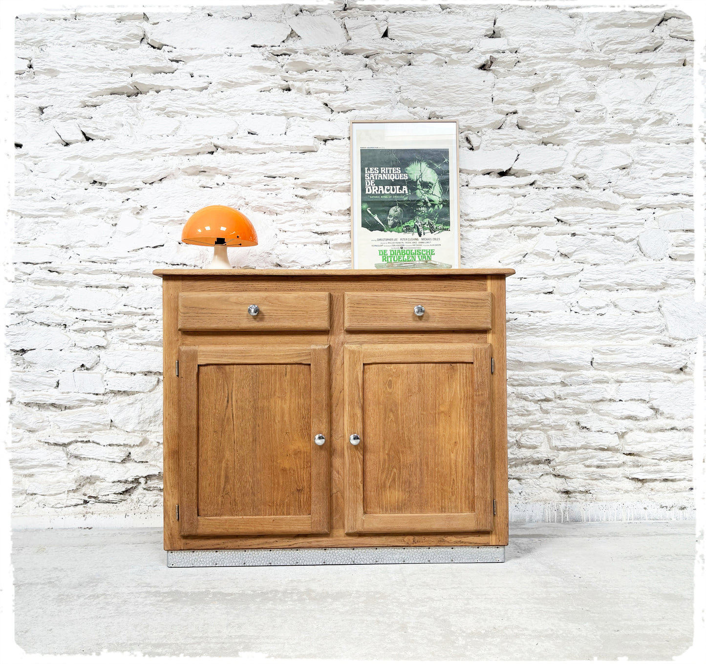 Buffet Vintage en Chêne Massif