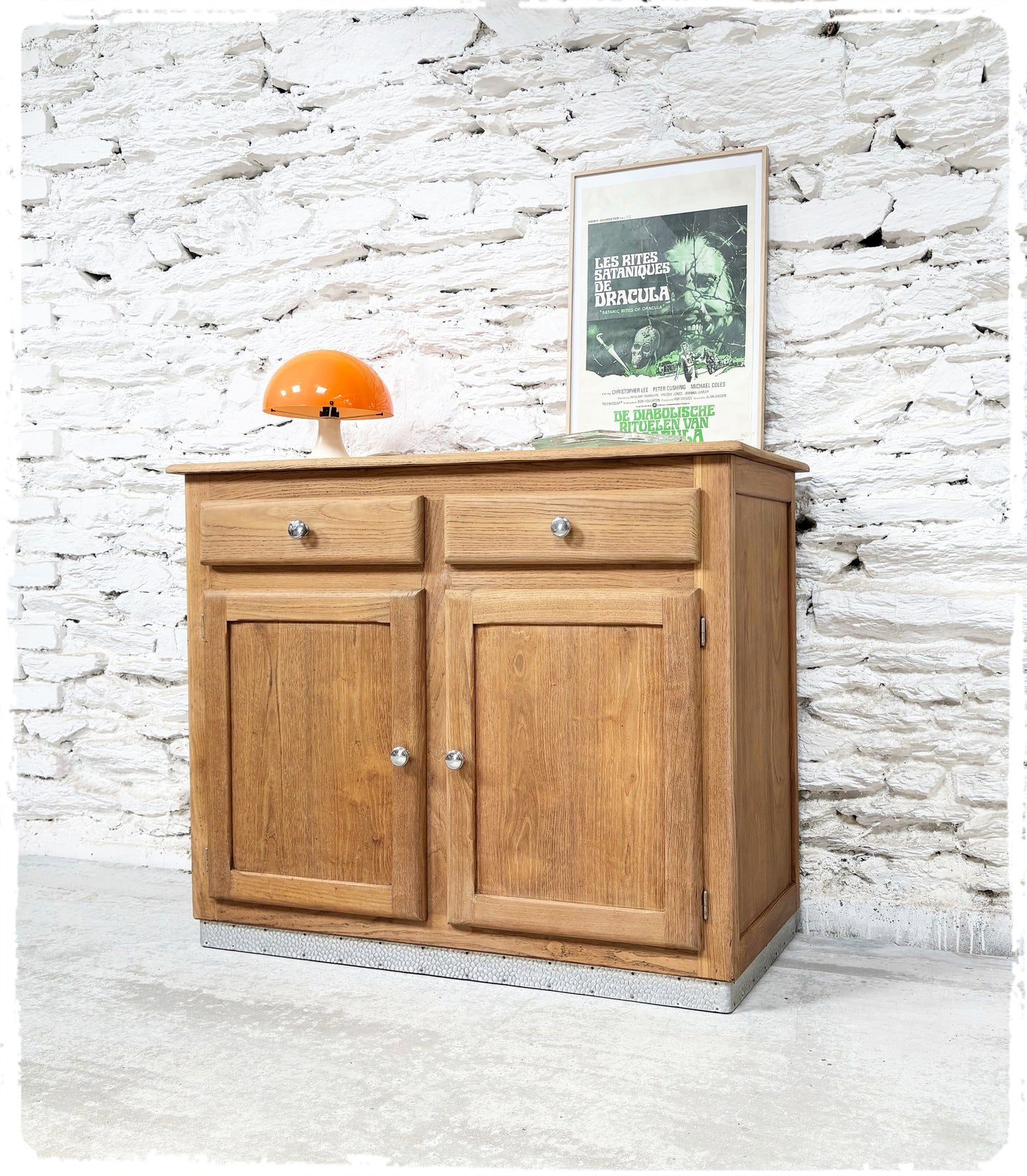 Buffet Vintage en Chêne Massif