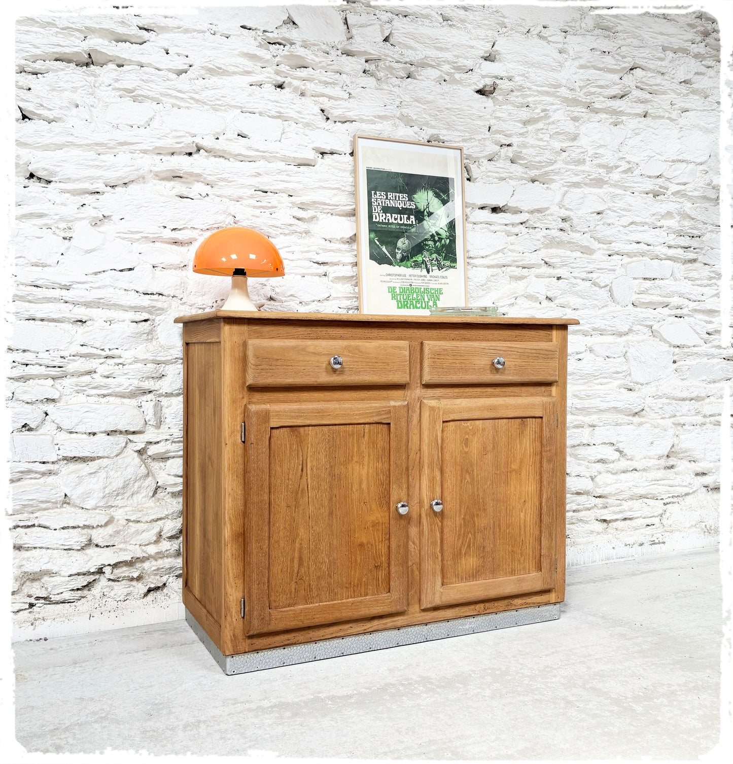 Buffet Vintage en Chêne Massif