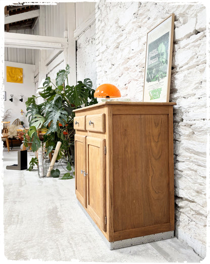 Buffet Vintage en Chêne Massif