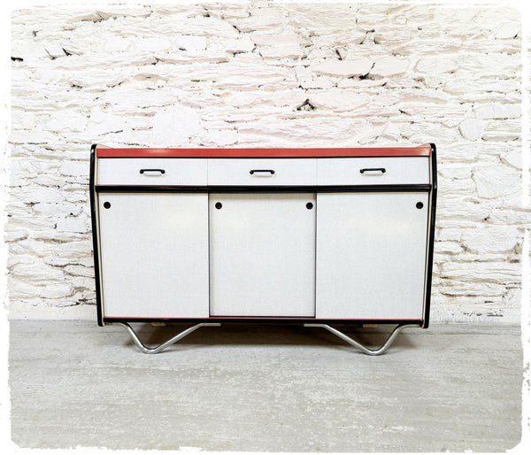 Buffet Vintage en Formica Pieds Métal