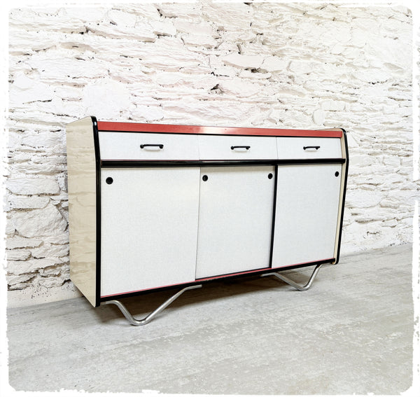 Buffet Vintage en Formica Pieds Métal