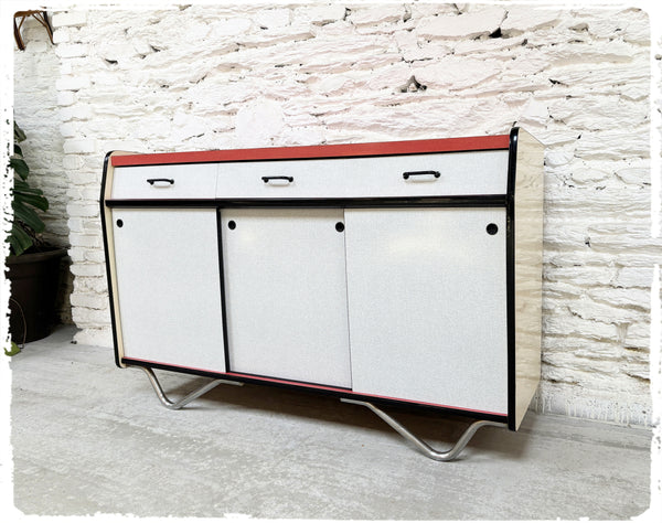 Buffet Vintage en Formica Pieds Métal