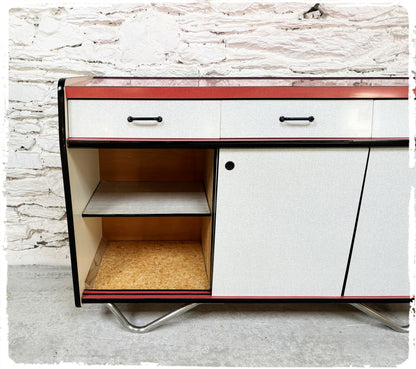 Buffet Vintage en Formica Pieds Métal