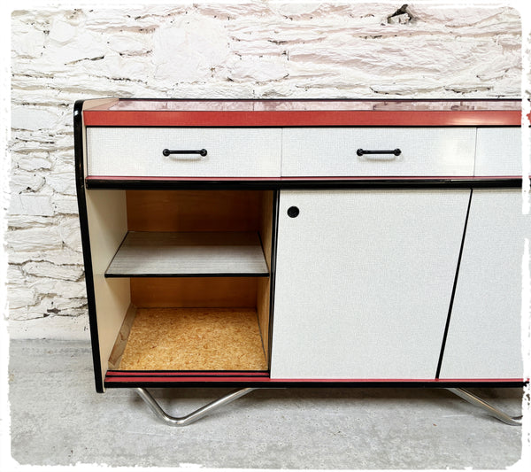 Buffet Vintage en Formica Pieds Métal