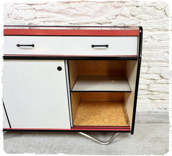 Buffet Vintage en Formica Pieds Métal