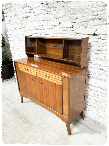 Buffet Vintage Midcentury Lebus Furniture Pieds Compas