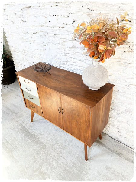 Buffet Vintage Pieds Compas en Teck & Afromosia