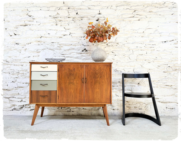 Buffet Vintage Pieds Compas en Teck & Afromosia