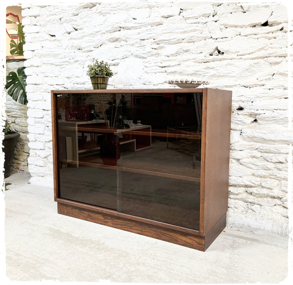 Buffet Vitrine Bibus Vintage en Chêne