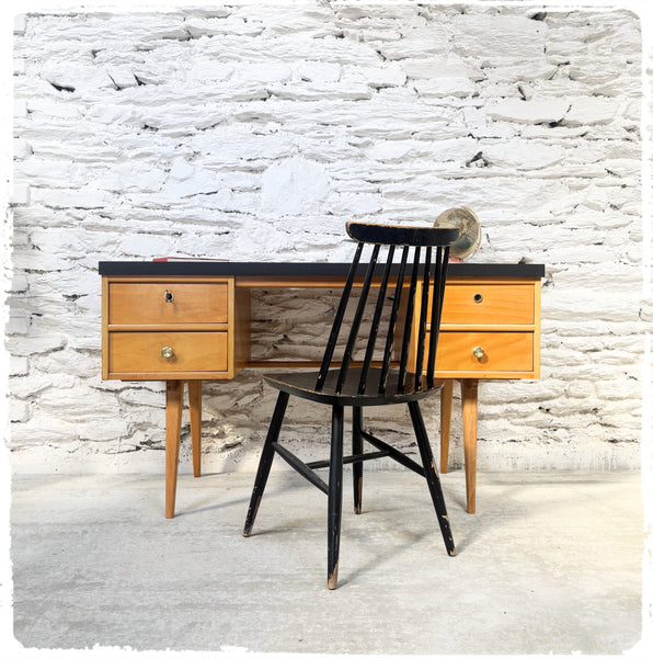 Bureau Vintage Pieds Compas Ekawerk Années 50