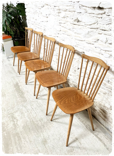 Chaise Vintage Baumann Menuet Pieds Compas