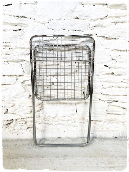 Chaise Pliante Chromée Vintage Ted Net Niels Gammelgaard IKEA