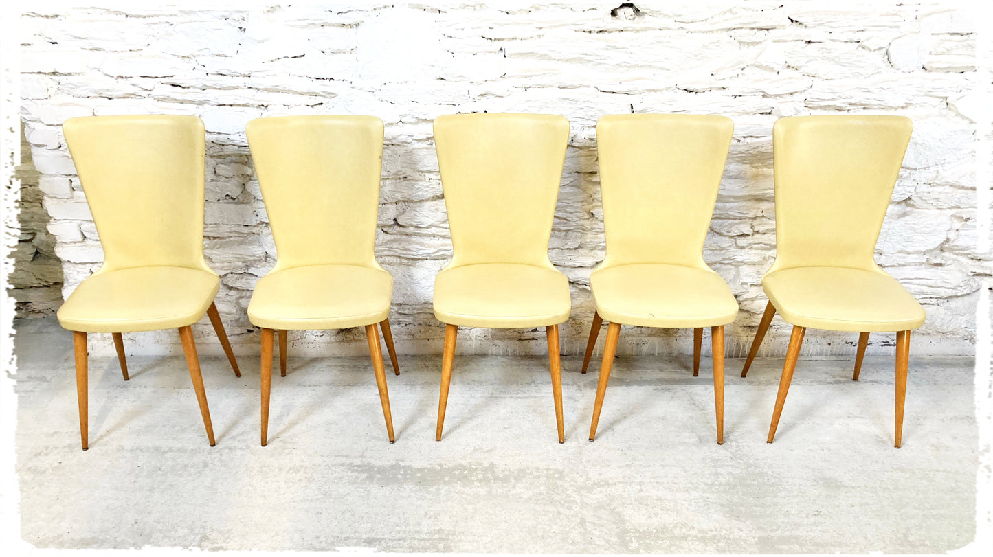 Chaise Vintage Baumann Modèle Essor Pieds Compas