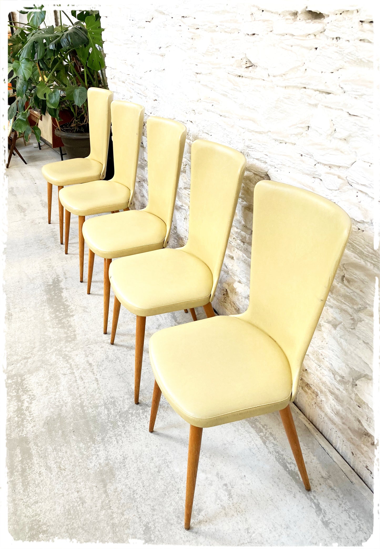 Chaise Vintage Baumann Modèle Essor Pieds Compas