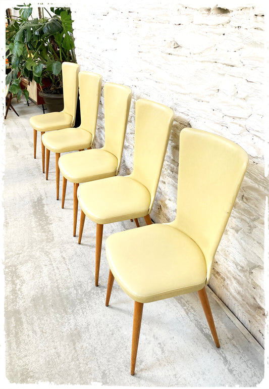 Chaise Vintage Baumann Modèle Essor Pieds Compas