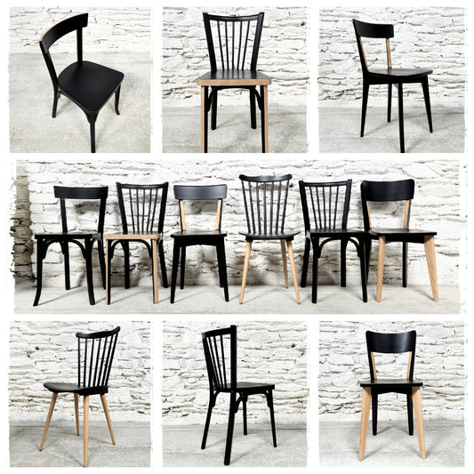 Chaises Bistrot Vintage Dépareillées Revisitées