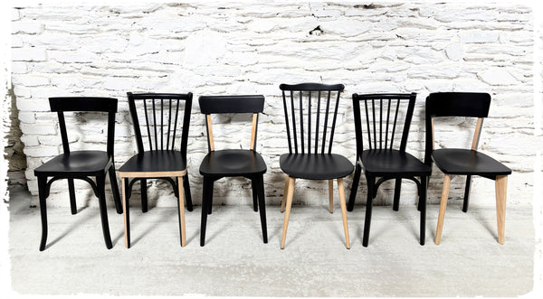 Chaises Bistrot Vintage Dépareillées Revisitées