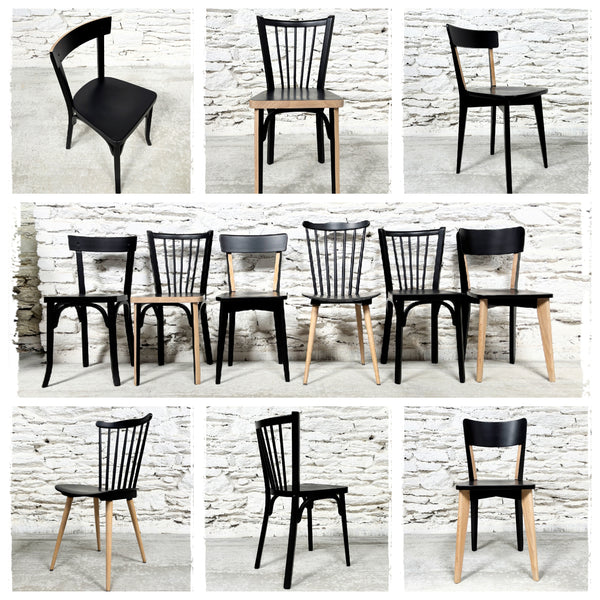 Chaises Bistrot Vintage Dépareillées Revisitées
