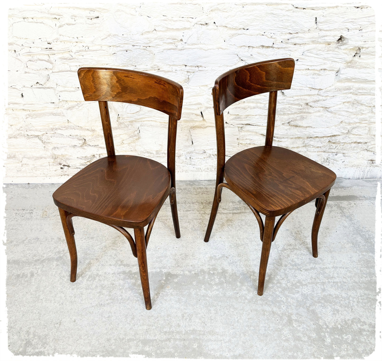 Paire de Chaises Bistrot Vintage Thonet