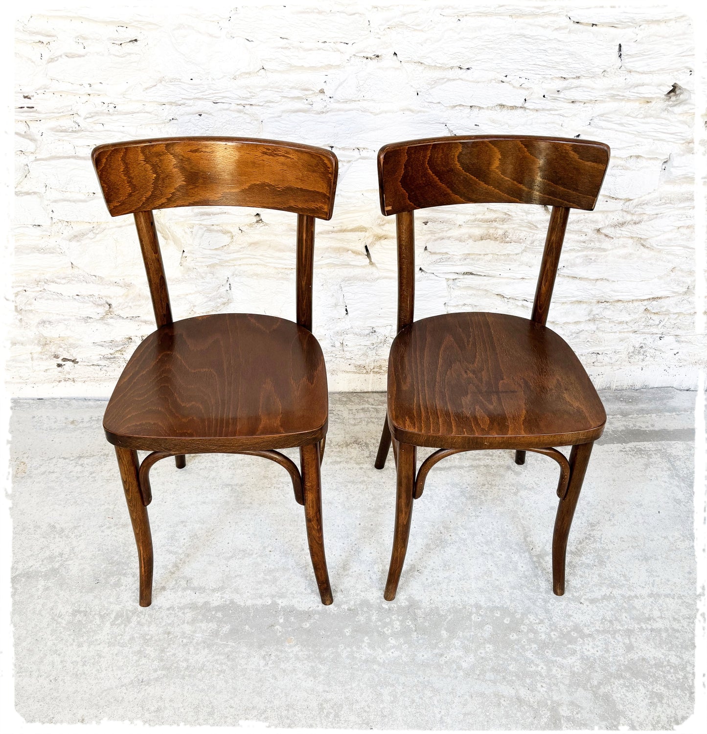 Paire de Chaises Bistrot Vintage Thonet