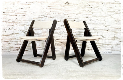 Paire de Chaises Pliantes Vintage Kon-Tiki Gillis LUNDGREN IKEA